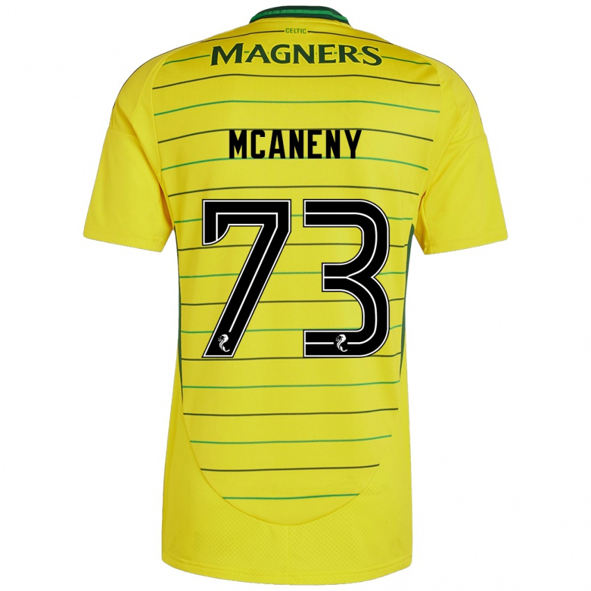 Niño Camiseta Maria Mcaneny #73 Amarillo 2ª Equipación 2024/25 La Camisa Perú