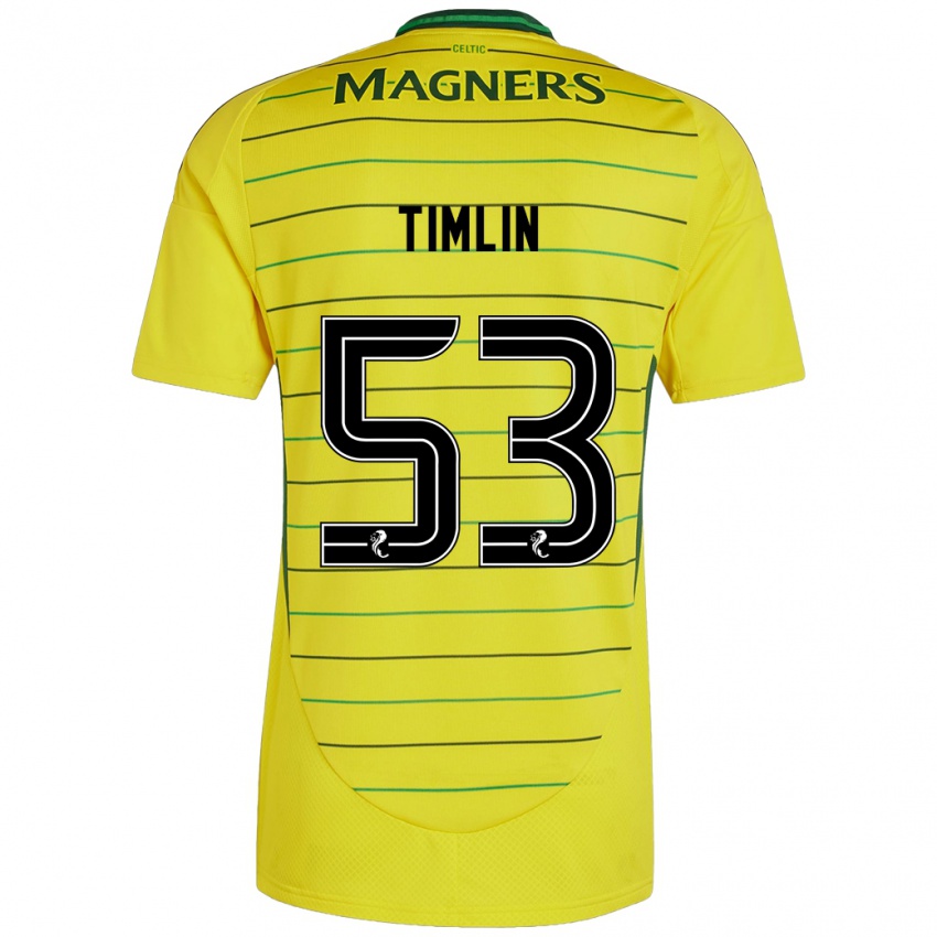 Niño Camiseta Sophie Timlin #53 Amarillo 2ª Equipación 2024/25 La Camisa Perú