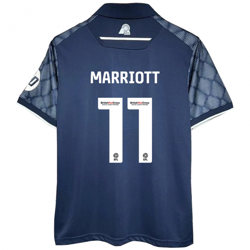 Niño Camiseta Jack Marriott #11 Negro 2ª Equipación 2024/25 La Camisa Perú