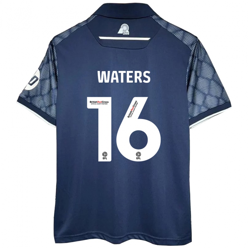 Niño Camiseta Billy Waters #16 Negro 2ª Equipación 2024/25 La Camisa Perú