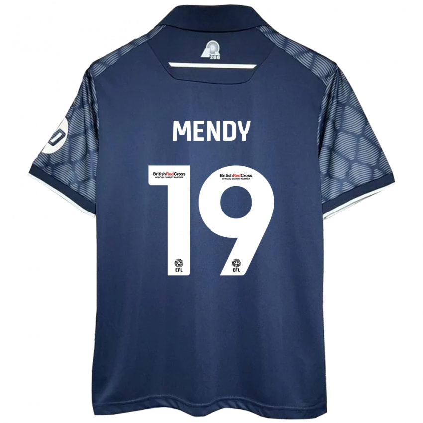 Niño Camiseta Jacob Mendy #19 Negro 2ª Equipación 2024/25 La Camisa Perú