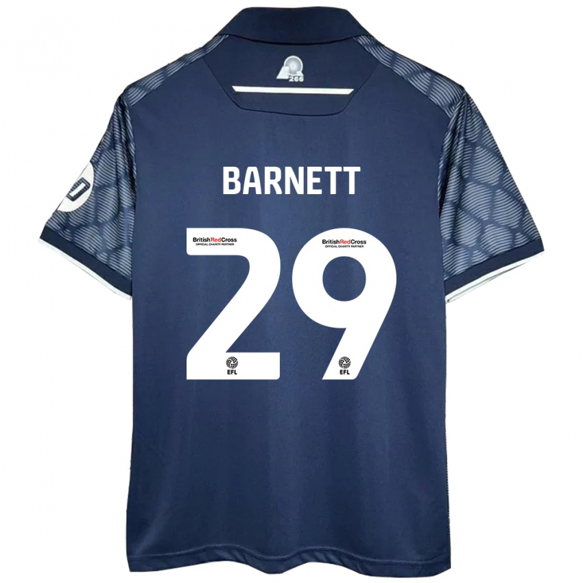 Niño Camiseta Ryan Barnett #29 Negro 2ª Equipación 2024/25 La Camisa Perú