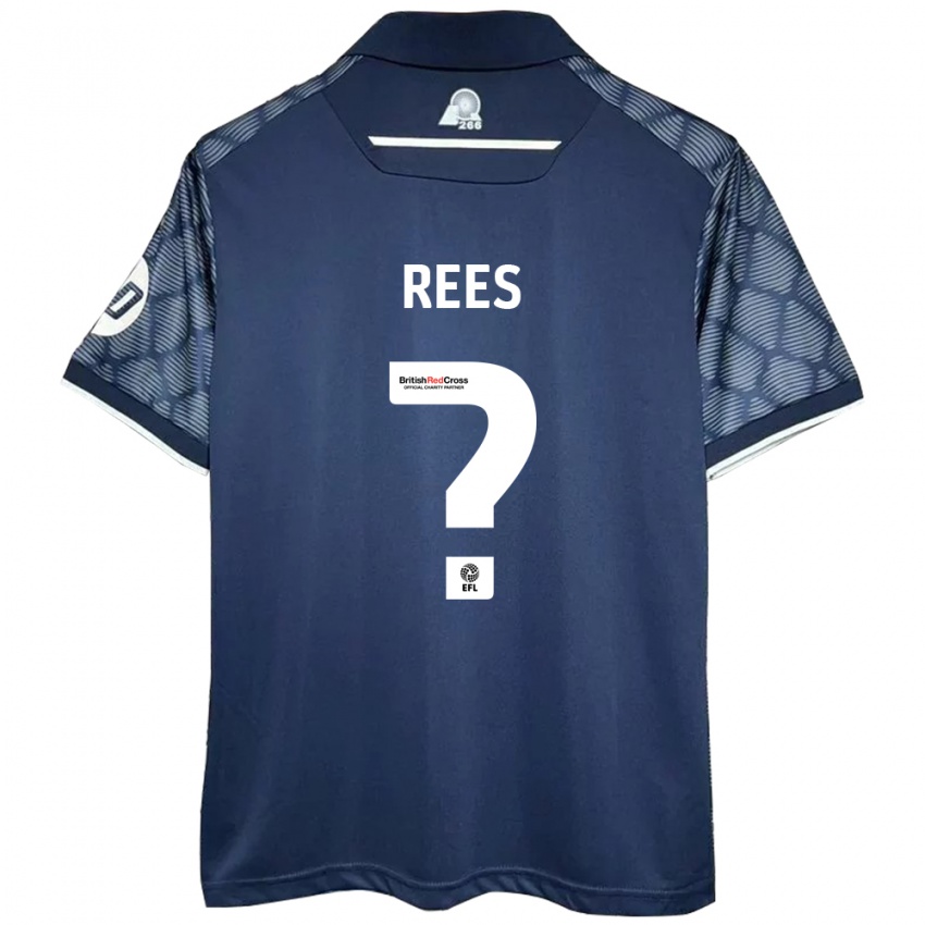 Niño Camiseta Joe Rees #0 Negro 2ª Equipación 2024/25 La Camisa Perú