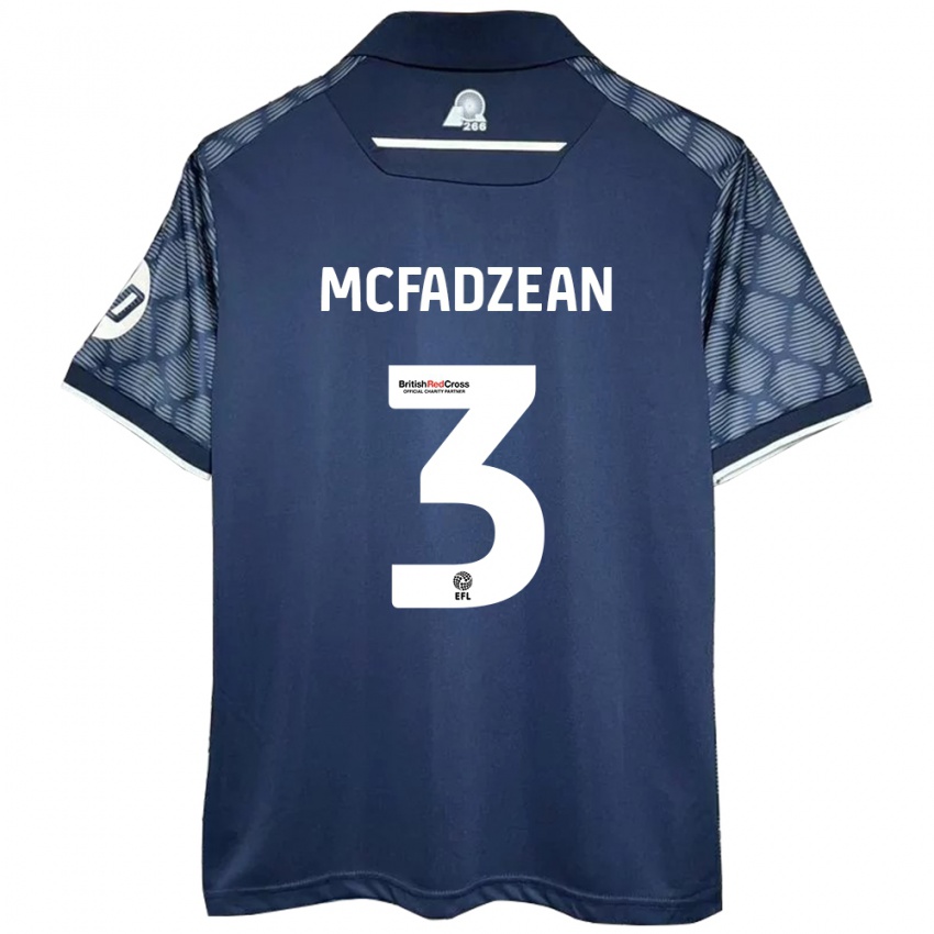 Niño Camiseta Callum Mcfadzean #3 Negro 2ª Equipación 2024/25 La Camisa Perú