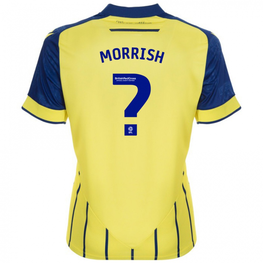 Niño Camiseta Rhys Morrish #0 Amarillo Azul 2ª Equipación 2024/25 La Camisa Perú