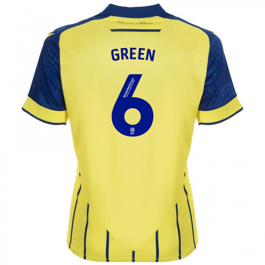 Niño Camiseta Isabel Green #6 Amarillo Azul 2ª Equipación 2024/25 La Camisa Perú