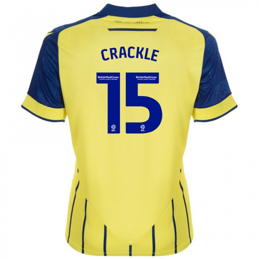 Niño Camiseta Hayley Crackle #15 Amarillo Azul 2ª Equipación 2024/25 La Camisa Perú