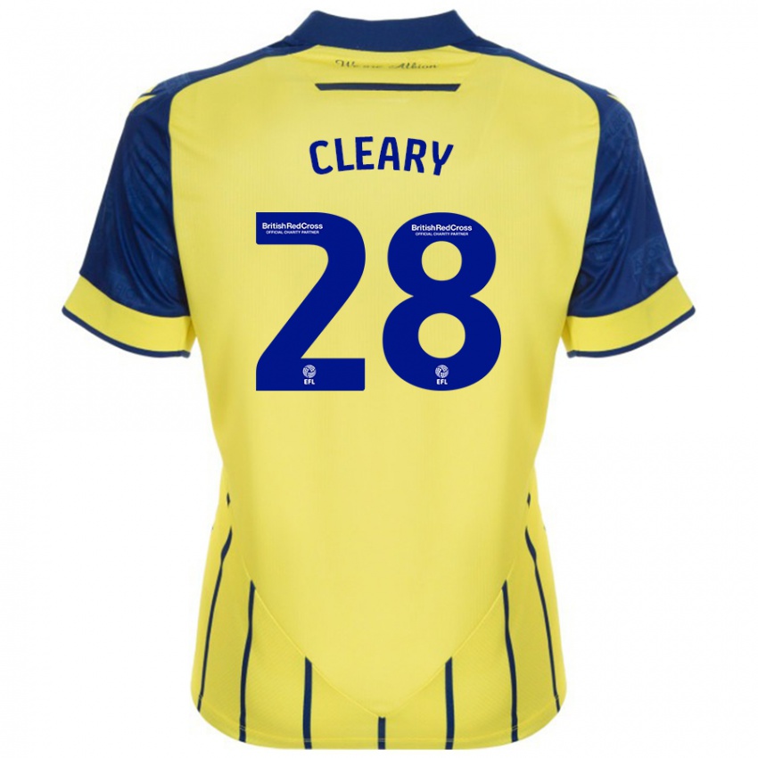 Niño Camiseta Reyes Cleary #28 Amarillo Azul 2ª Equipación 2024/25 La Camisa Perú