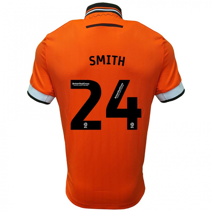 Niño Camiseta Michael Smith #24 Naranja Blanco 2ª Equipación 2024/25 La Camisa Perú