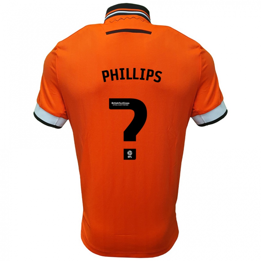 Niño Camiseta Jack Phillips #0 Naranja Blanco 2ª Equipación 2024/25 La Camisa Perú