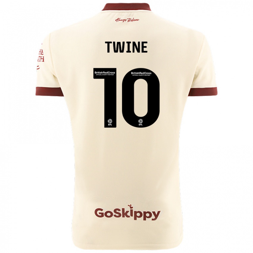 Niño Camiseta Scott Twine #10 Crema Blanco 2ª Equipación 2024/25 La Camisa Perú