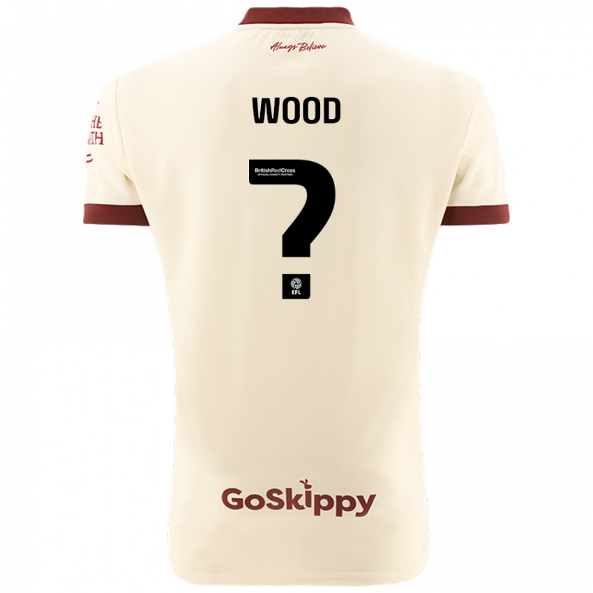 Niño Camiseta Callum Wood #0 Crema Blanco 2ª Equipación 2024/25 La Camisa Perú