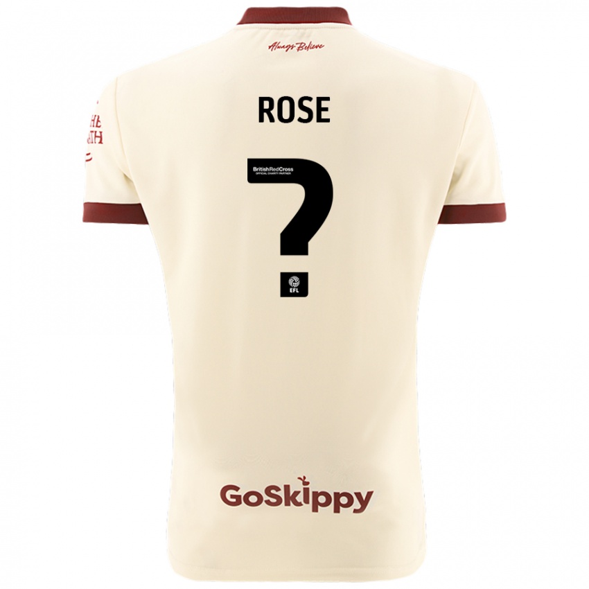 Niño Camiseta Marley Rose #0 Crema Blanco 2ª Equipación 2024/25 La Camisa Perú