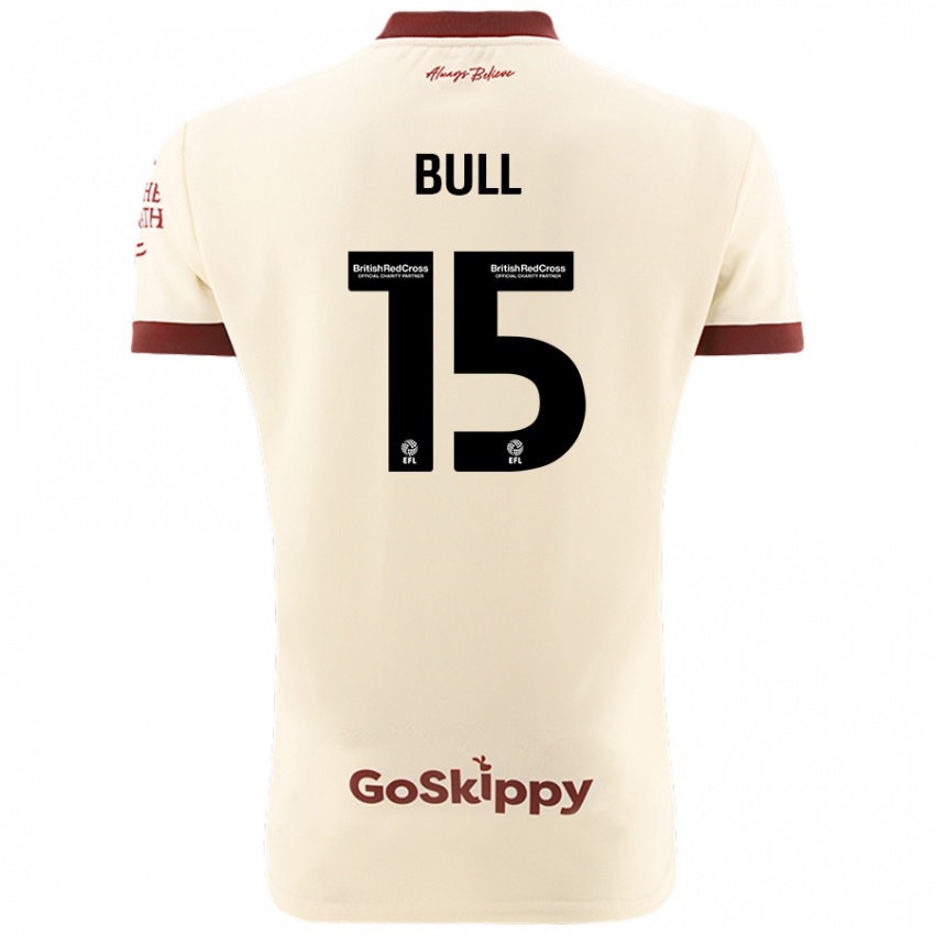 Niño Camiseta Jasmine Bull #15 Crema Blanco 2ª Equipación 2024/25 La Camisa Perú