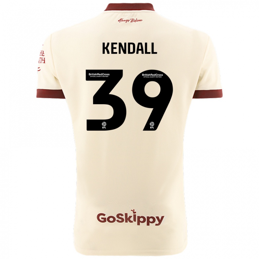 Niño Camiseta Maya Kendall #39 Crema Blanco 2ª Equipación 2024/25 La Camisa Perú