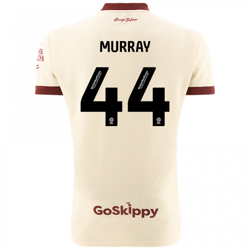 Niño Camiseta Satara Murray #44 Crema Blanco 2ª Equipación 2024/25 La Camisa Perú