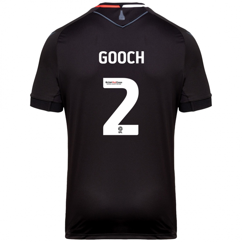 Niño Camiseta Lynden Gooch #2 Negro 2ª Equipación 2024/25 La Camisa Perú