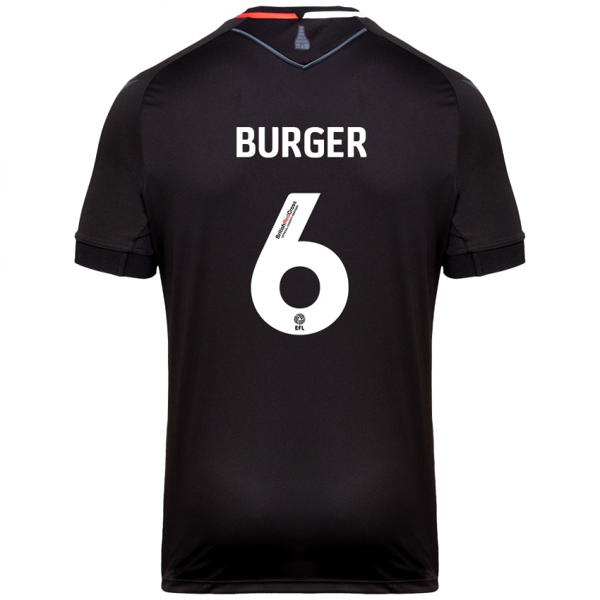 Niño Camiseta Wouter Burger #6 Negro 2ª Equipación 2024/25 La Camisa Perú