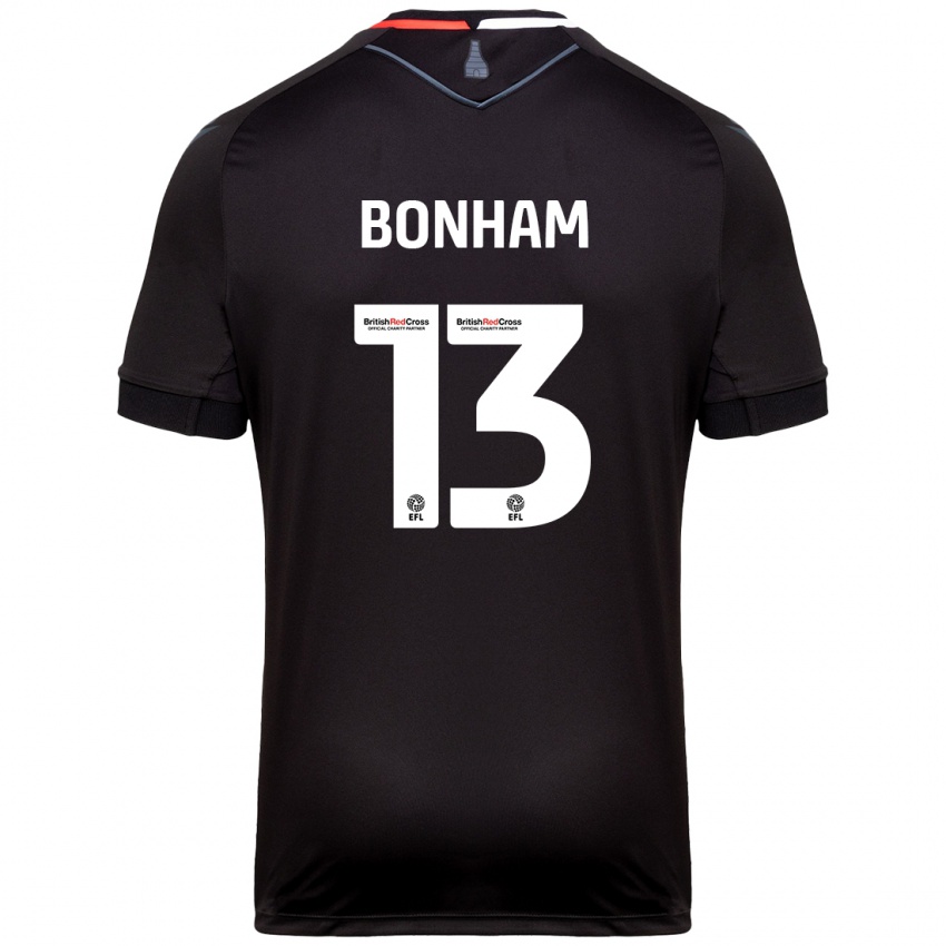 Niño Camiseta Jack Bonham #13 Negro 2ª Equipación 2024/25 La Camisa Perú