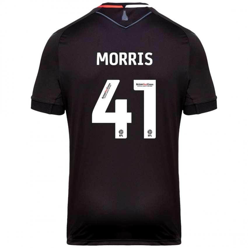 Niño Camiseta Scott Morris #41 Negro 2ª Equipación 2024/25 La Camisa Perú