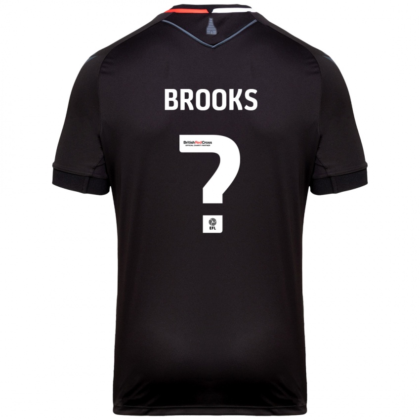 Niño Camiseta Alfie Brooks #0 Negro 2ª Equipación 2024/25 La Camisa Perú