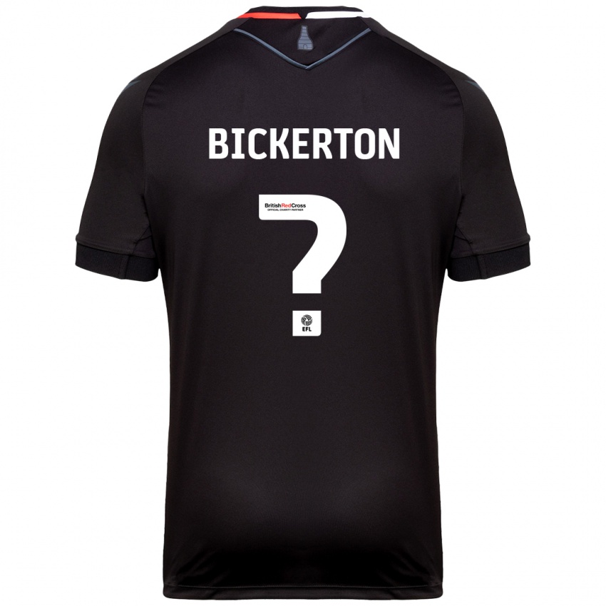 Niño Camiseta Josh Bickerton #0 Negro 2ª Equipación 2024/25 La Camisa Perú