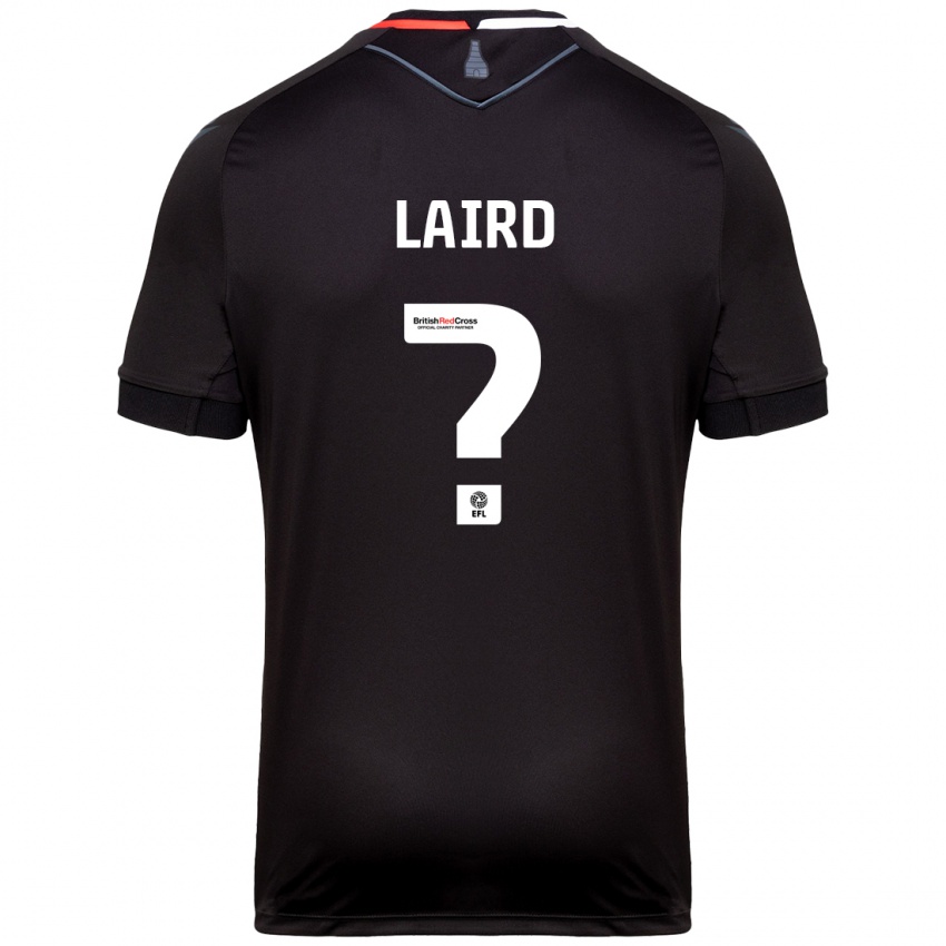 Niño Camiseta Logan Laird #0 Negro 2ª Equipación 2024/25 La Camisa Perú