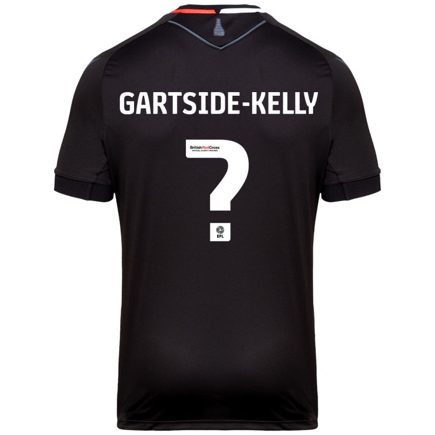 Niño Camiseta Gabriel Gartside-Kelly #0 Negro 2ª Equipación 2024/25 La Camisa Perú