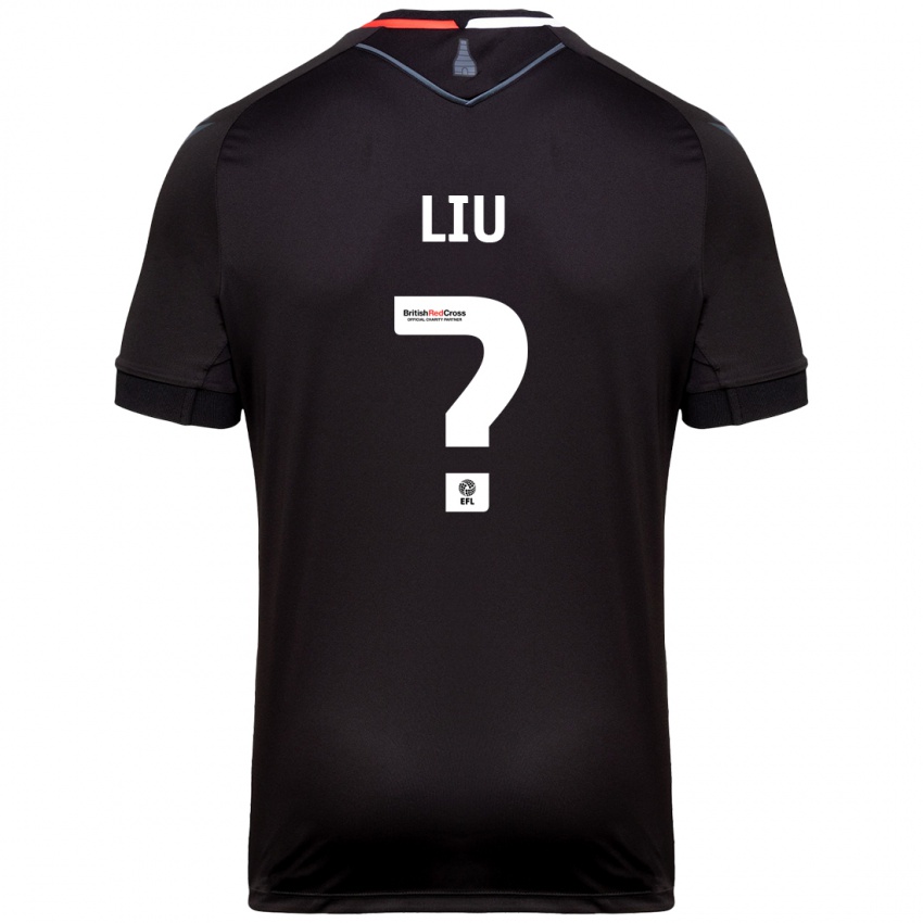 Niño Camiseta Ryan Liu #0 Negro 2ª Equipación 2024/25 La Camisa Perú