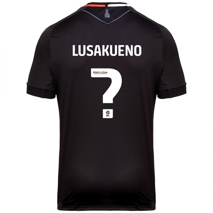 Niño Camiseta Matty Lusakueno #0 Negro 2ª Equipación 2024/25 La Camisa Perú