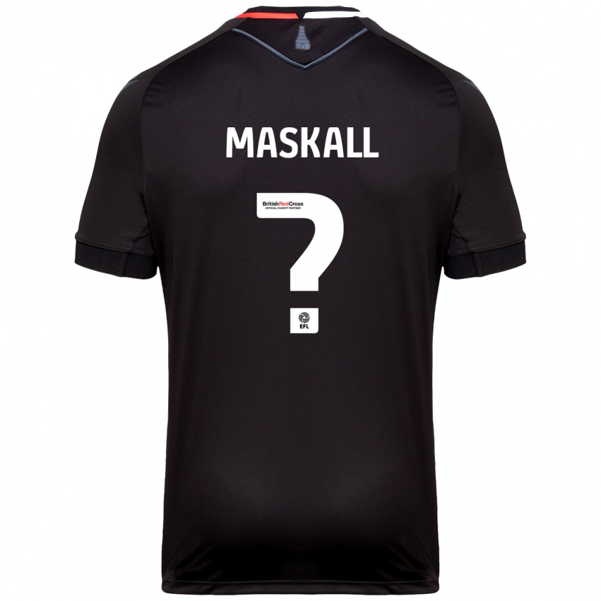 Niño Camiseta Josh Maskall #0 Negro 2ª Equipación 2024/25 La Camisa Perú