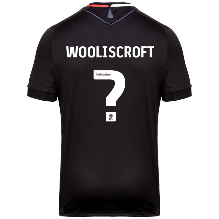 Niño Camiseta Morgan Wooliscroft #0 Negro 2ª Equipación 2024/25 La Camisa Perú