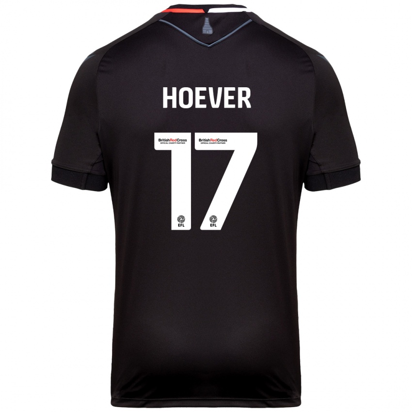 Niño Camiseta Ki-Jana Hoever #17 Negro 2ª Equipación 2024/25 La Camisa Perú