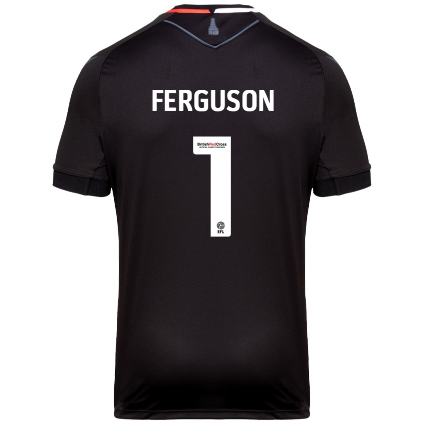 Niño Camiseta Georgie Ferguson #1 Negro 2ª Equipación 2024/25 La Camisa Perú