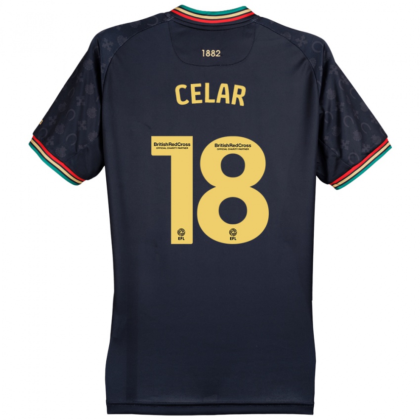 Niño Camiseta Zan Celar #18 Azul Marino Oscuro 2ª Equipación 2024/25 La Camisa Perú