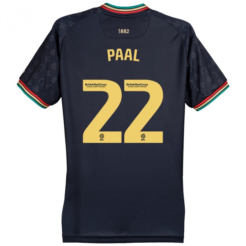 Niño Camiseta Kenneth Paal #22 Azul Marino Oscuro 2ª Equipación 2024/25 La Camisa Perú