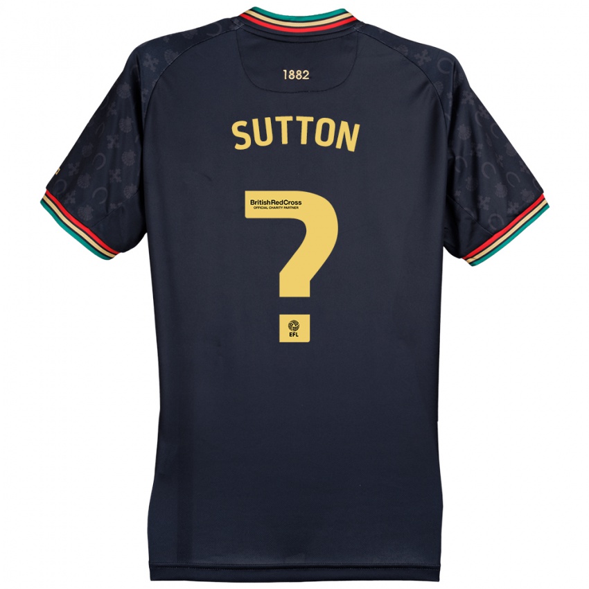 Niño Camiseta Emmerson Sutton #0 Azul Marino Oscuro 2ª Equipación 2024/25 La Camisa Perú