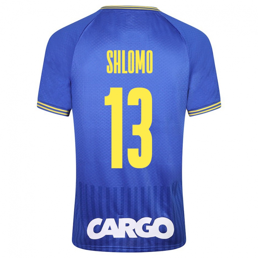 Niño Camiseta Raz Shlomo #13 Blanco 2ª Equipación 2024/25 La Camisa Perú