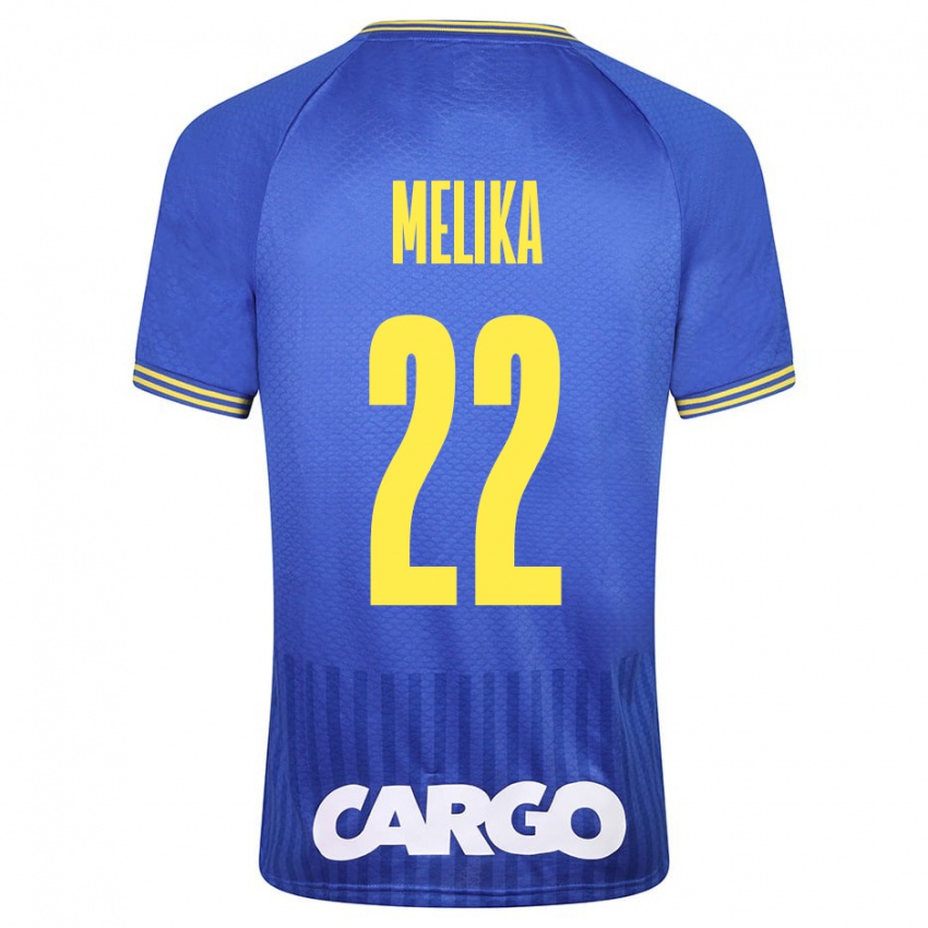 Niño Camiseta Ofek Melika #22 Blanco 2ª Equipación 2024/25 La Camisa Perú