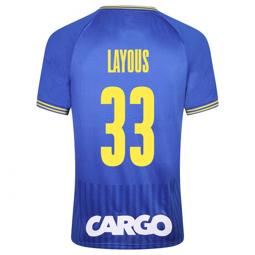 Niño Camiseta Hisham Layous #33 Blanco 2ª Equipación 2024/25 La Camisa Perú