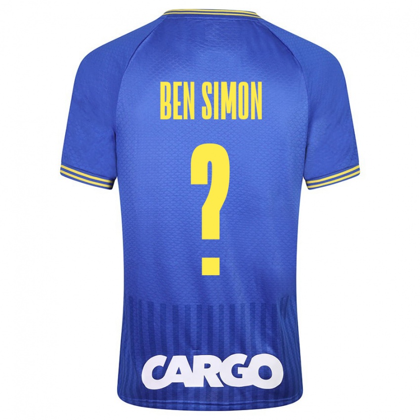 Niño Camiseta Ilay Ben Simon #0 Blanco 2ª Equipación 2024/25 La Camisa Perú