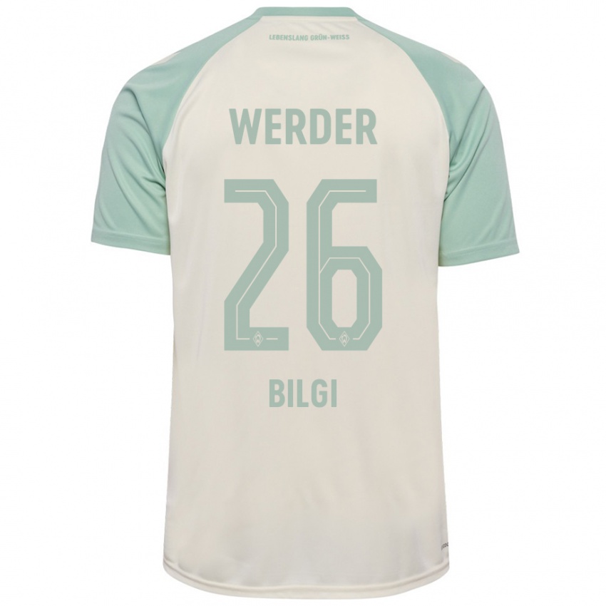 Niño Camiseta Süleyman Bilgi #26 Blanquecino Verde Claro 2ª Equipación 2024/25 La Camisa Perú