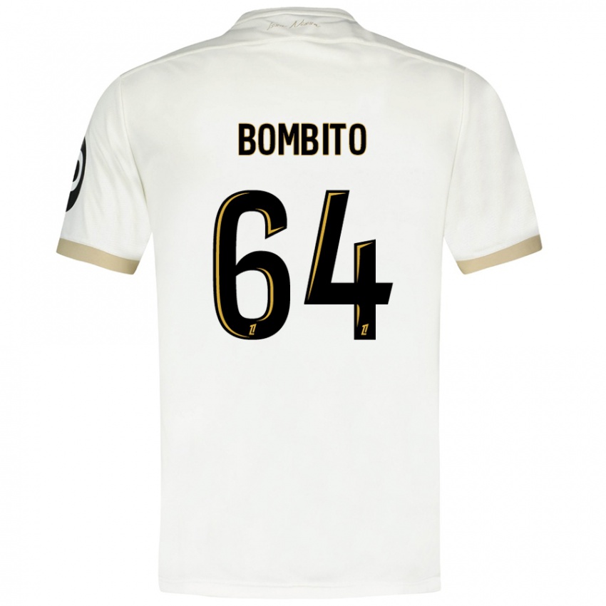 Niño Camiseta Moïse Bombito #64 Blanco Dorado 2ª Equipación 2024/25 La Camisa Perú