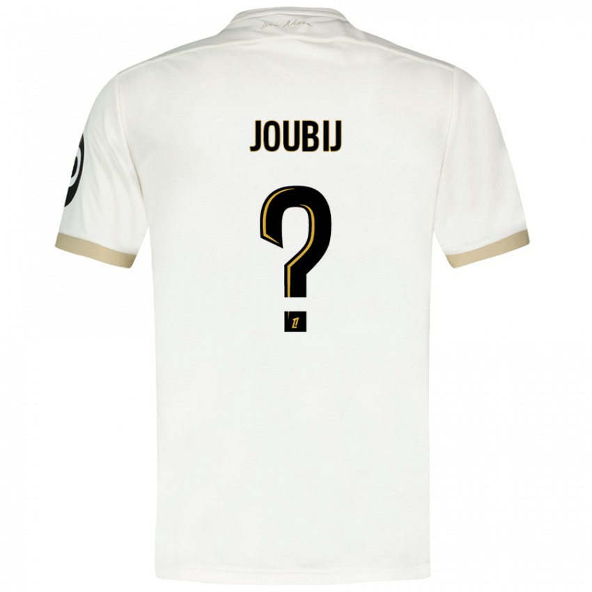 Niño Camiseta Neil Joubij #0 Blanco Dorado 2ª Equipación 2024/25 La Camisa Perú