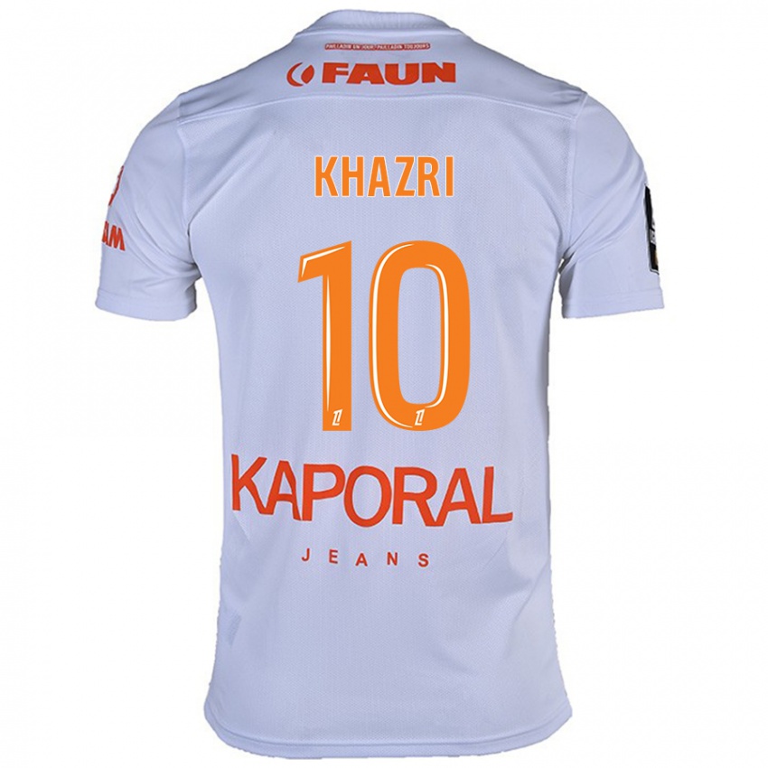 Niño Camiseta Wahbi Khazri #10 Blanco 2ª Equipación 2024/25 La Camisa Perú