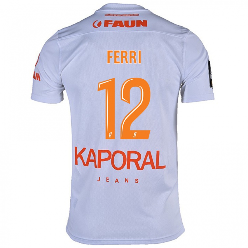 Niño Camiseta Jordan Ferri #12 Blanco 2ª Equipación 2024/25 La Camisa Perú