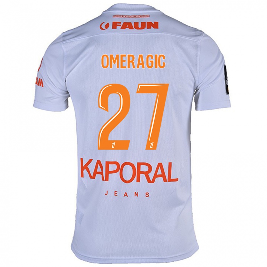 Niño Camiseta Becir Omeragic #27 Blanco 2ª Equipación 2024/25 La Camisa Perú