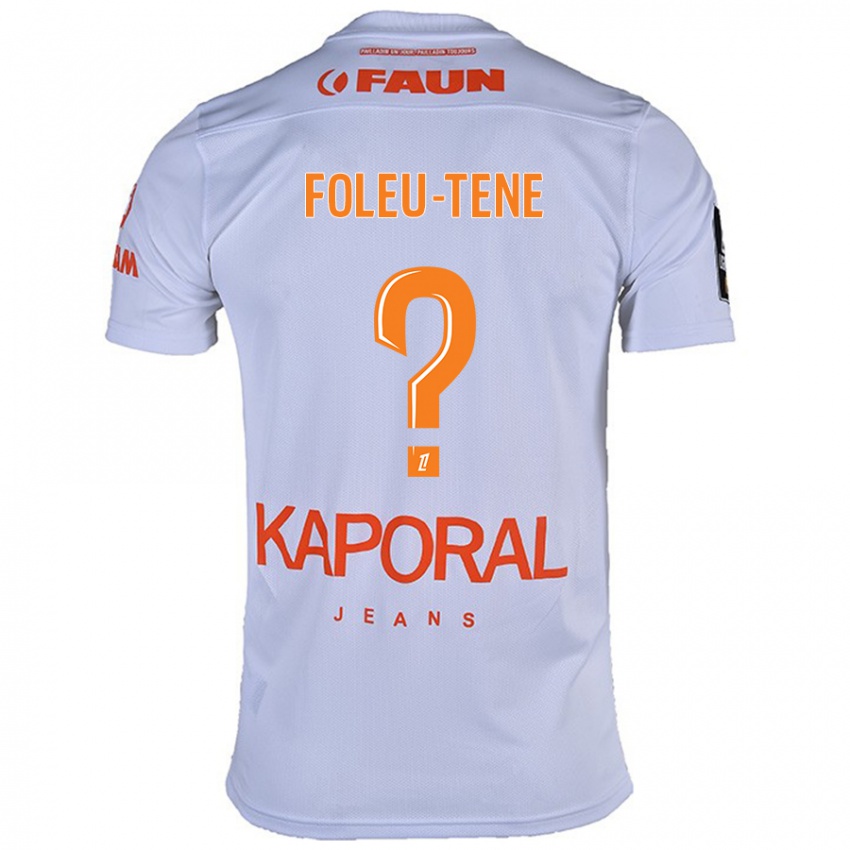 Niño Camiseta Kévin Foleu-Tene #0 Blanco 2ª Equipación 2024/25 La Camisa Perú