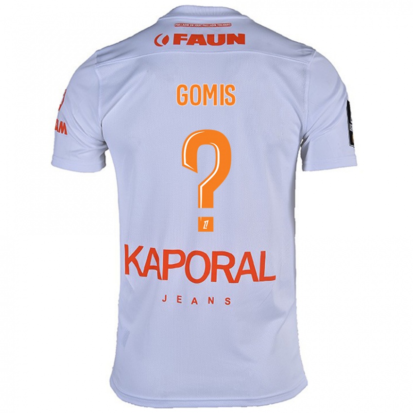 Niño Camiseta Kabissan Gomis #0 Blanco 2ª Equipación 2024/25 La Camisa Perú