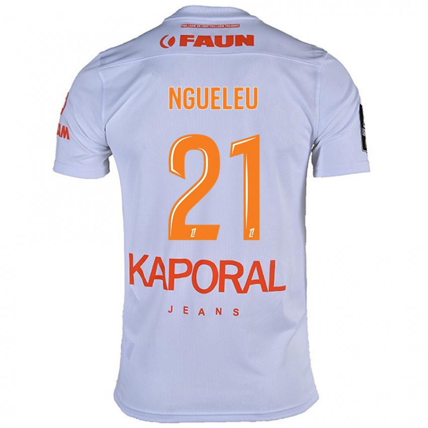 Niño Camiseta Nina Ngueleu #21 Blanco 2ª Equipación 2024/25 La Camisa Perú